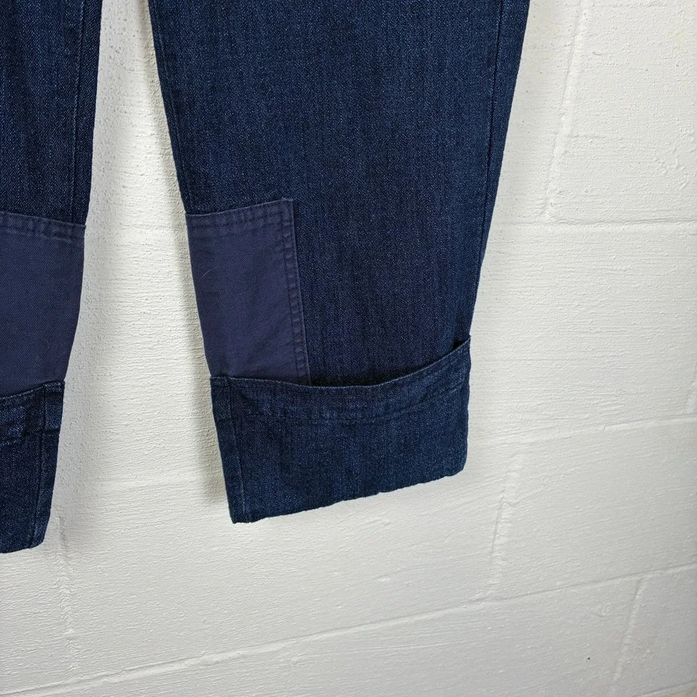 Zara ZW Collection Contrast Pocket Trousers Size S Contemporary Patchwork